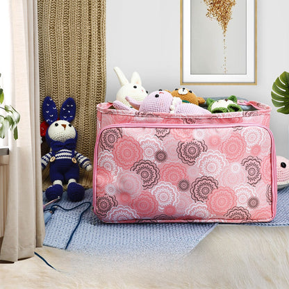 Three-Hole Crochet Storage Bag