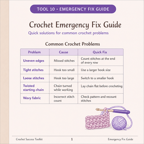 Crochet Emergency Fix Guide
