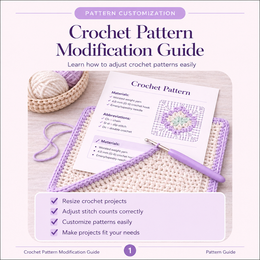 Crochet Pattern Modification Guide