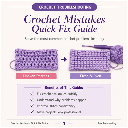 Crochet Mistakes Quick-Fix Guide