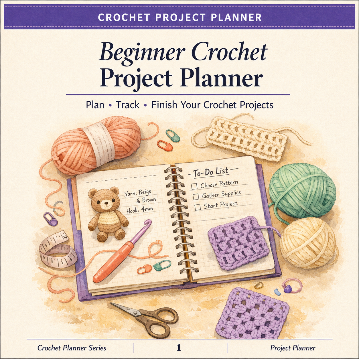 Beginner Crochet Project Planner