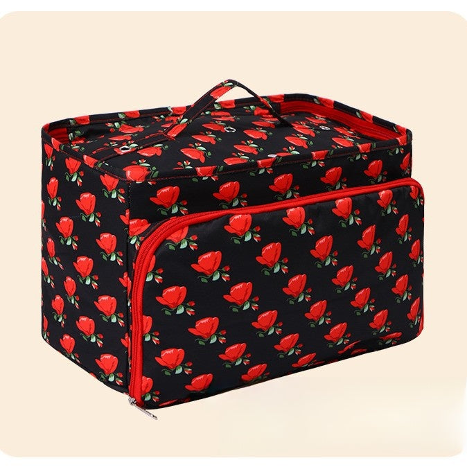Three-Hole Crochet Storage Bag